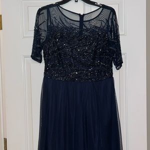 EUC size 12P Adrianna Papell gown